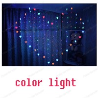 Romantic Fairy Heart LED Curtain String Lighting Holiday Wedding Party Decorative