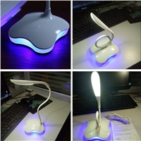 Desk Lamp illumilite Led Eye Care Reading Lamp, Kids Table Lamp, Rechargeable, Gooseneck, Touch control 3 Level Brightness