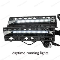 Light Source Led Strip Fog Lamp Daytime Running Lights 2pcs Car Styling Car DRL 7 LEDs   Daylight