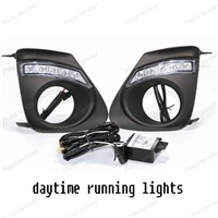 1 pair Car styling DRL daytime running lights car styling led for Toyota Corolla Altis 2010 -2013 car accessory