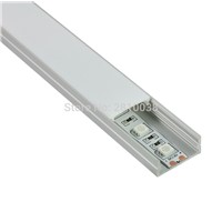 10 x0.5M Sets/Lot U type Anodized LED aluminum channel AL6063 Aluminium led light channel extrusion for recessed Wall lighting