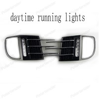 2 pcs Fog Lamp For V/olkswagen Golf 6 GTI 2010-2014 waterproof ABS LED DRL brightness Daytime Running Light