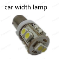 10Pcs Interior Car LED T4W W5W 1210/3528 10SMD Light License Plate light BA9S LED Lamp