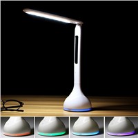 LED Desk Lamp Touch Control Dimmable Bedside &amp;amp;amp; Table Lamp with Calendar/ Alarm C