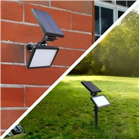 Waterproof IP65 Outdoor Garden LED Solar Light 48 Led Super Bright Garden Lawn Lamp Landscape Emergency Spot Lights