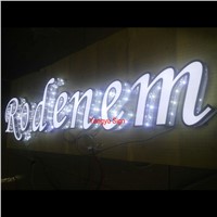 Waterproof acrylic 3D LED letters signs portable led open sign board