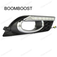 BOOMBOOST 2pcs auto lamps drl accessory For  Honda Civic 2011-2015 Car styling daytime running lights