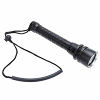 5000LM Aluminum alloy Diving LED Light Black underwater flashlight XML-T6 ultra bright diving light
