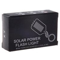 Solar-powered LED Flashlight / Keychain