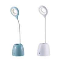 New Arrival Folding Smart Touch Lamp Pen Container Dimmable Led Rechargeable Eye Protection Desk Light