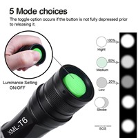 CREE XM-L2 T6 Bicycle Light 4500 Lumens Bike Light 7modes Torch Zoomable LED Flashlight +18650 Battery + Charger + Bicycle Clip