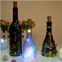 2M LED String Lamps Wine Bottle Stopper Light Cork Shaped For Bar Xmas Party Wedding Decoration Copper Wire Garland