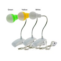Flexible Bright Switch Bed Table Desk Light Mini LED USB Light Computer Lamp for Notebook PC P10