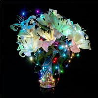 Fairy LED String Lights Battery Operated 4ft 10 Leds Mini Starry String Lights For Home Party Decoration Crafting Costume Making