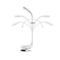 Night Light Clip on for Desk LED Desk And Table Lamp with Mini Fan for ed Headboard and Computers  2 Pack