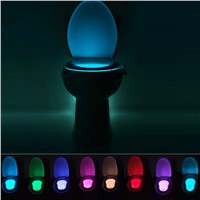Upgraded 16 Colors Motion Sensor LED Toilet Light Motion Activated Night Lights Bathroom Washroom Bowl LED Lamp