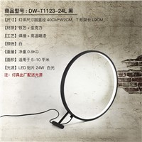 The office desk lamp magnifier iron ring table lamps bed bedroom office study circular LED lighting table lights