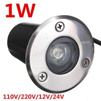 10 X IP67 1W underground led light 3W 12V waterproof IP67 110V 220V led underground lamp
