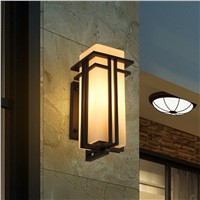 E27 40W Modern Chinese style Waterproof Outdoor Wall Lamp Outer Garden House Litmill Expression Creative Road Outdoor Bathroom