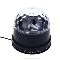 BEIAIDI 48Leds Voice Activated RGB Crystal Magic Ball Stage Effect Lighting Laser Projector Stage Light Party Disco DJ Light