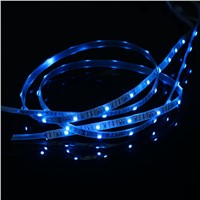 2PCS 60CM 24 RGB LED Strip Light Battery Power 3528 SMD USB Changing Colorful LED Strip For Shoes DIY Lighting IP67 Waterproof