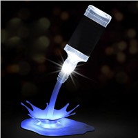 New 3D USB LED Pouring Wine Lamp Night Light High End Table Desk Wine Bottle Gift A  621