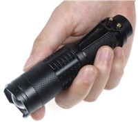 Functional 5-mode Pocket Penlight With Clip XML-T6 High Power Zoomable Self Defense Spotlights 3800 Lumens Outdoor Bike Light