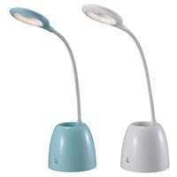 Mini LED Desk Light 14 LED Bulbs Table Lamp USB 3 Level Dimmable Bedside Lamp Auto Sensor Desk Lamp Projector Lamp Night Light