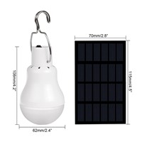 Solar panel LED bulb LED Solar Lamp Solar Power LED Light Outdoor Solar Lamp Spotlight Garden Light