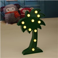 3D LED Night Light  Coconut Tree Light Table Lamp Romantic Desk Wedding DecorationFor Christmas Party Props Children Gifts