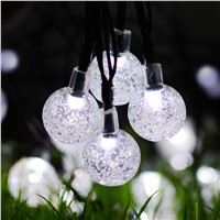 Dcoo Solar Lamps Globe Ball Lights 30 LED Solar String Party Lights Outdoor Globe Light Luz Solar Luces Solares Tuinverlichting