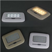 2017 New Magnetic LED Wireless Night light 8 LEDs USB Reading Lamp Car light Touch Sensor LED Ceiling Roof Light For Home Closet
