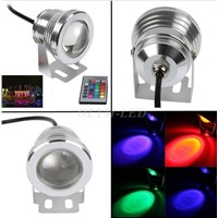 RGB LED Underwater Light DC12V IP68 Waterproof Aquarium Swimming Pool Lights Spotlight Stainless Lighting