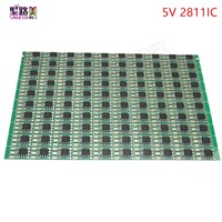 100pcs/pack DC5V/ DC12V ws2811 IC led Circuit Board PCB WS2811 LED RGB Pixel Module IC 12mm led Chip for led Addressable modules