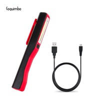 Coquimbo USB Charging COB LED Flashlight Multifunction LED Torch Light With Magnetic Working Inspection Lamp Pen Pocket Lamp