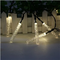 20 LED Solar Christmas Lights Waterproof Solar Fairy String Lights for Outdoor Garden Decoration Light White/Colorful/Warm White