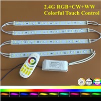 KINLAMS Ceiling Lamp LED Rigid Strip Lighting with 2.4G Colorful Remote Control Driver RGB+Warm White+White set  LED Bar Lights