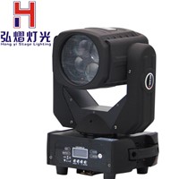 (1pcs/lot)LED Moving Head Light DMX512 High Power 4X25W Spot Beam Moving Head Lights For Professional Stage DJ lighting