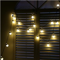 20 LED Window Curtain Lights String Star Lamp House Party Decor Striking For Christmas Party BBQ Wedding