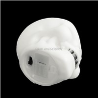 Colorful Flash LED Mini Skull Night Light Lamp Halloween Party Decor Gift Prop New XQ_7 High Quality