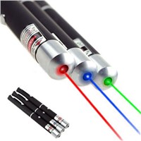 Green Red Blue Laser Pointer Pen Visible Beam Light Lazer 532NM-405NM 5mw Beam Ray Laser Pointer Instructor Pen Flashlight
