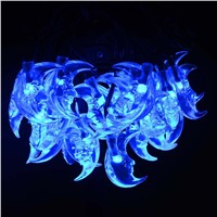 Kitop Waterproof 4M 20Leds String lights Moon Solar powered outdoor decorative Fairy lighting for Christmas tree,Party,Bar,KTV