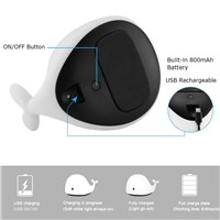 New Cute Dolphin USB Rechargeable Children Night Light Baby whale Multicolor LED Silicone Pat Lamp Touch Kawaii Light