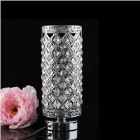 Modern Small crystal Table lamps brief bedroom bedside desk lamp crystal table light Crystal night light silver golden
