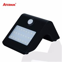 LED Solar Light 24 LEDs 450 Lumen 4 Modes With Motion Sensor IP65 Waterproof SMD 2835 Chip Blue Backlit LED Solar Lamp