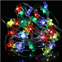 String Lights 3m 30 Led Blossom Flower Fairy Light Christmas Lights for Outdoor LED Garland Patio Party Wedding Decoration