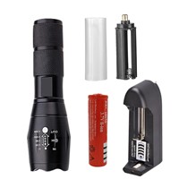 LED Flashlight 18650 Zoom Torch Waterproof Flashlights XM-L L2 / T6 3800LM 5 Mode Led Zoomable Light For 3x AAA or 3.7v Battery