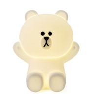 Cartoon Led Night Light Touch Dimmable DC 5V USB Rechargeable Lamp Baby Children Kids Gift Bedside Bedroom Lighting Warm White