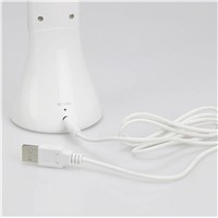 USB LED Desk Lamp Foldable Dimmable 3-level Dimmer Touch-Sensitive Control Panel 5V/0.5A Rechargeable Port for Reading