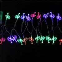 20 LED String Flamingo Fairy Light Christmas Decorative Strip Lamp Party Outdoor  New